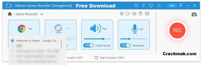 Vidmore Screen Recorder 1.2.20 Crack + Serial Key (keygen)