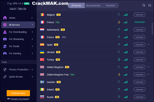 iTop VPN 5.2.2 Crack 2023 Plus License Key (APK/PC) Download
